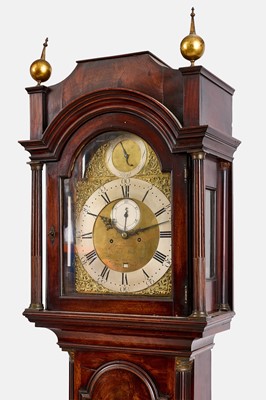 Lot 47 - A George III mahogany eight-day longcase clock by George Allan, Fleet Street, London