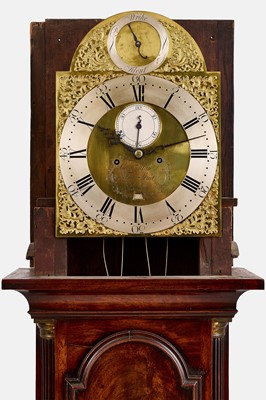 Lot 47 - A George III mahogany eight-day longcase clock by George Allan, Fleet Street, London