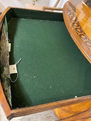 Lot 11 - A George III satinwood, harewood and marquetry commode attributed to Ince & Mayhew