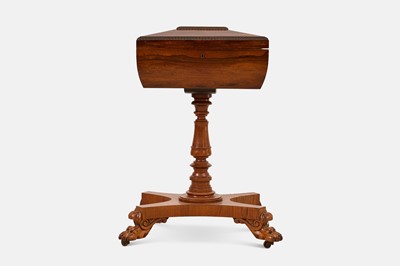 Lot 8 - A William IV rosewood worktable