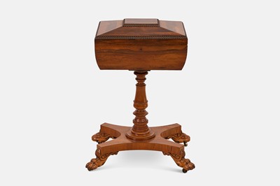 Lot 8 - A William IV rosewood worktable