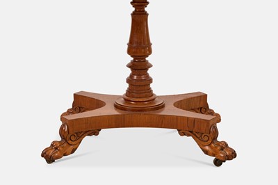 Lot 8 - A William IV rosewood worktable