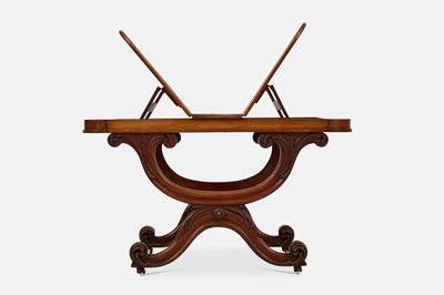 Lot 17 - A William IV mahogany folio stand