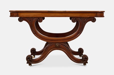 Lot 17 - A William IV mahogany folio stand