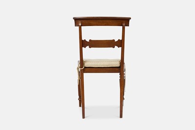 Lot 14 - A set of eight George IV mahogany dining chairs