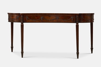 Lot 21 - A George III mahogany serving table in the manner of Gillows