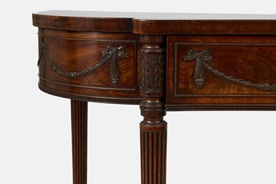 Lot 21 - A George III mahogany serving table in the manner of Gillows
