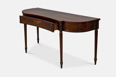 Lot 21 - A George III mahogany serving table in the manner of Gillows