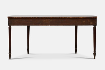 Lot 21 - A George III mahogany serving table in the manner of Gillows