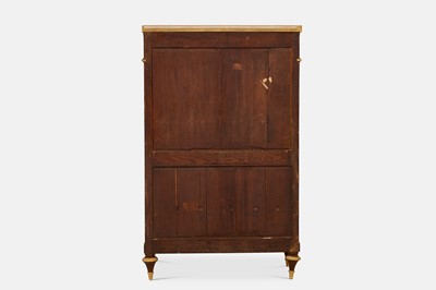 Lot 19 - A Louis XVI mahogany, amaranth and ormolu secrétaire à abattant