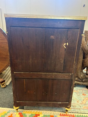 Lot 19 - A Louis XVI mahogany, amaranth and ormolu secrétaire à abattant