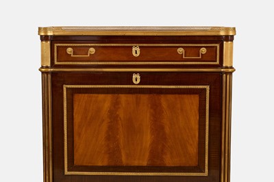 Lot 19 - A Louis XVI mahogany, amaranth and ormolu secrétaire à abattant