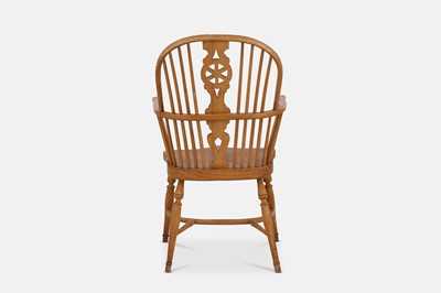 Lot 50 - A set of six elm, ash and beech Windsor chairs