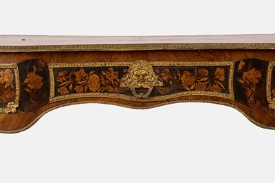 Lot 45 - A Louis XV kingwood, rosewood and gilt-metal-mounted bureau plat