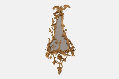 Lot 29 - A pair of George III-style giltwood girandoles