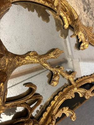 Lot 29 - A pair of George III-style giltwood girandoles