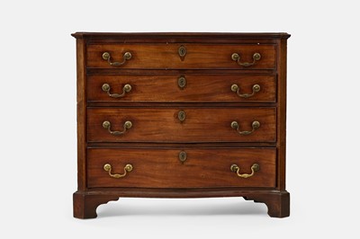 Lot 34 - A George III mahogany dressing chest