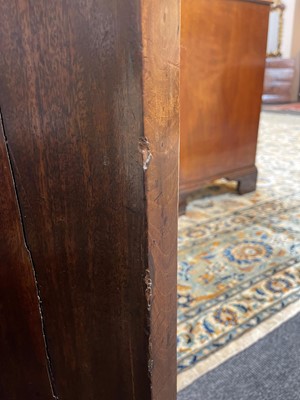 Lot 34 - A George III mahogany dressing chest