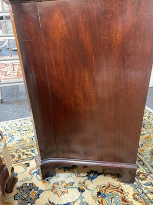 Lot 34 - A George III mahogany dressing chest