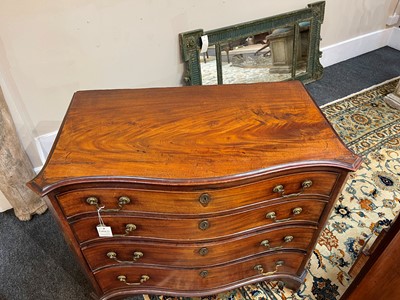 Lot 34 - A George III mahogany dressing chest