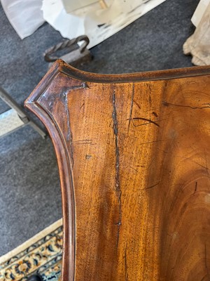 Lot 34 - A George III mahogany dressing chest