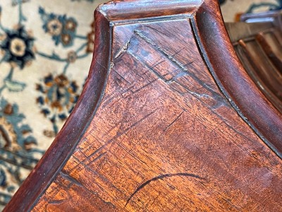 Lot 34 - A George III mahogany dressing chest
