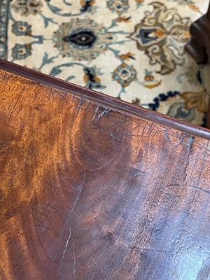 Lot 34 - A George III mahogany dressing chest
