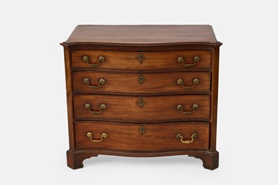 Lot 34 - A George III mahogany dressing chest
