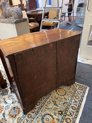 Lot 34 - A George III mahogany dressing chest