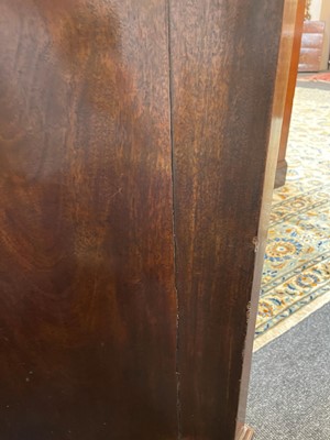 Lot 34 - A George III mahogany dressing chest