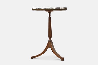 Lot 41 - A late Regency mahogany and burr walnut occasional table