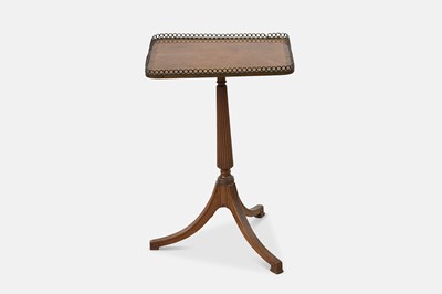 Lot 41 - A late Regency mahogany and burr walnut occasional table