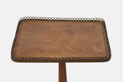 Lot 41 - A late Regency mahogany and burr walnut occasional table