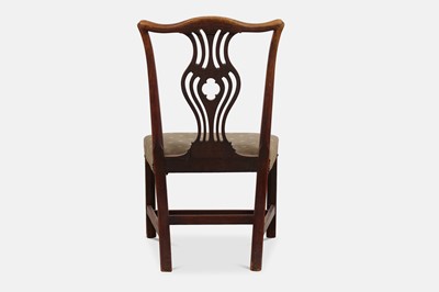 Lot 39 - A set of six George III mahogany dining chairs