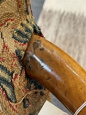 Lot 2 - A George II walnut sofa
