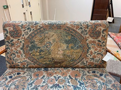 Lot 2 - A George II walnut sofa