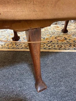 Lot 2 - A George II walnut sofa