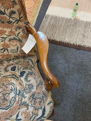 Lot 2 - A George II walnut sofa