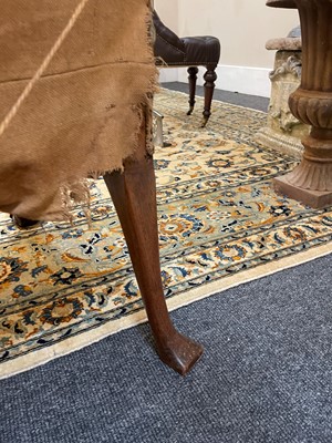 Lot 2 - A George II walnut sofa