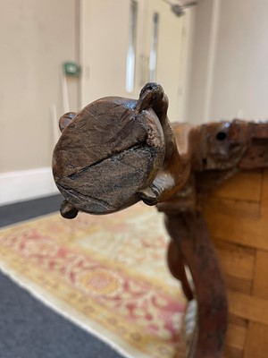Lot 2 - A George II walnut sofa