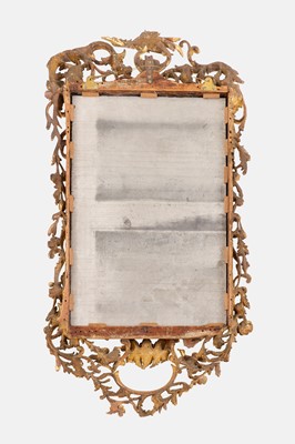 Lot 43 - A carved giltwood mirror in the manner of Thomas Johnson