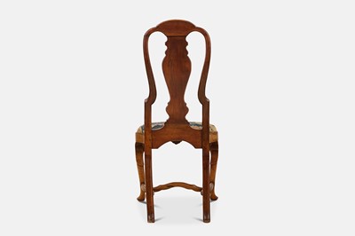 Lot 35 - A set of eight George I Anglo-Dutch walnut side chairs