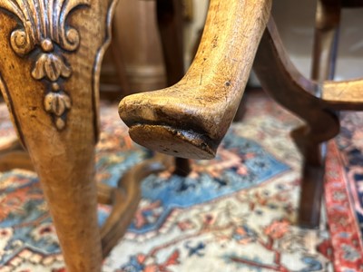 Lot 35 - A set of eight George I Anglo-Dutch walnut side chairs