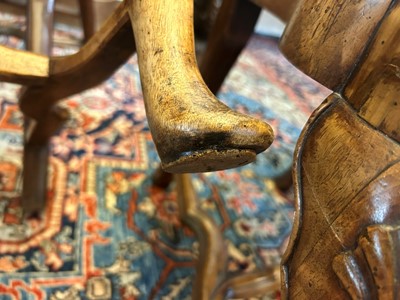 Lot 35 - A set of eight George I Anglo-Dutch walnut side chairs