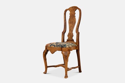 Lot 35 - A set of eight George I Anglo-Dutch walnut side chairs