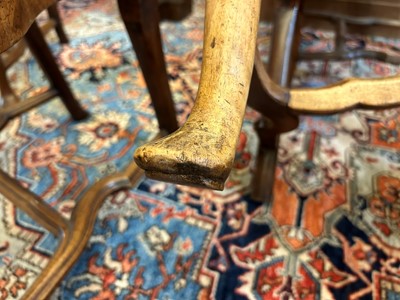 Lot 35 - A set of eight George I Anglo-Dutch walnut side chairs