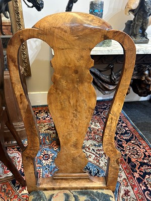 Lot 35 - A set of eight George I Anglo-Dutch walnut side chairs