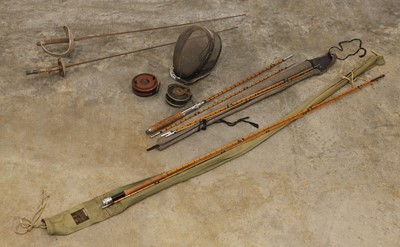 Lot 318 - A collection of sporting equipment, to include