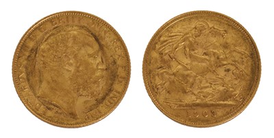 Lot 31 - A half sovereign
