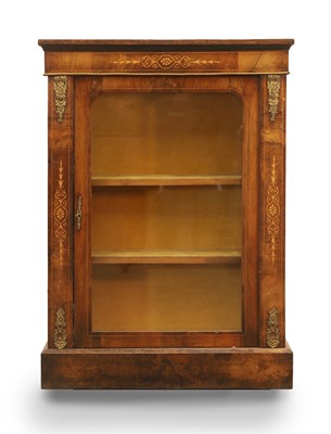 Lot 518 - A Victorian inlaid mahogany pier cabinet